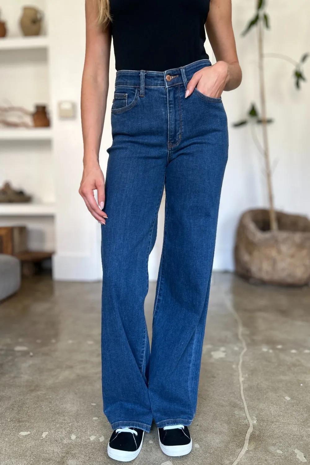 Judy Blue High Rise Straight Jeans [Online Exclusive]