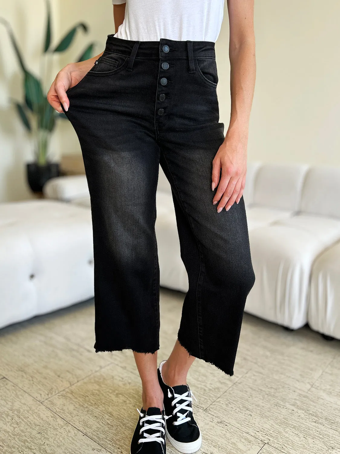 Judy Blue High Waist Button Fly Jeans [Online Exclusive]