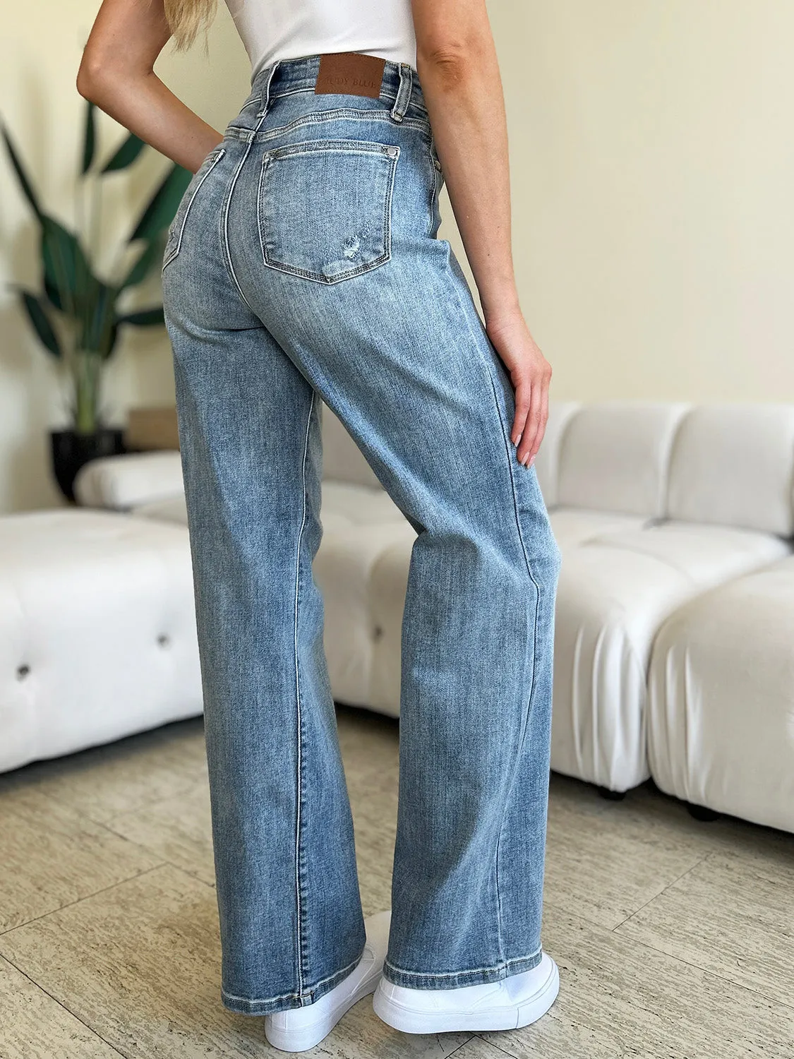 Judy Blue High Waist Straight Jeans [Online Exclusive]