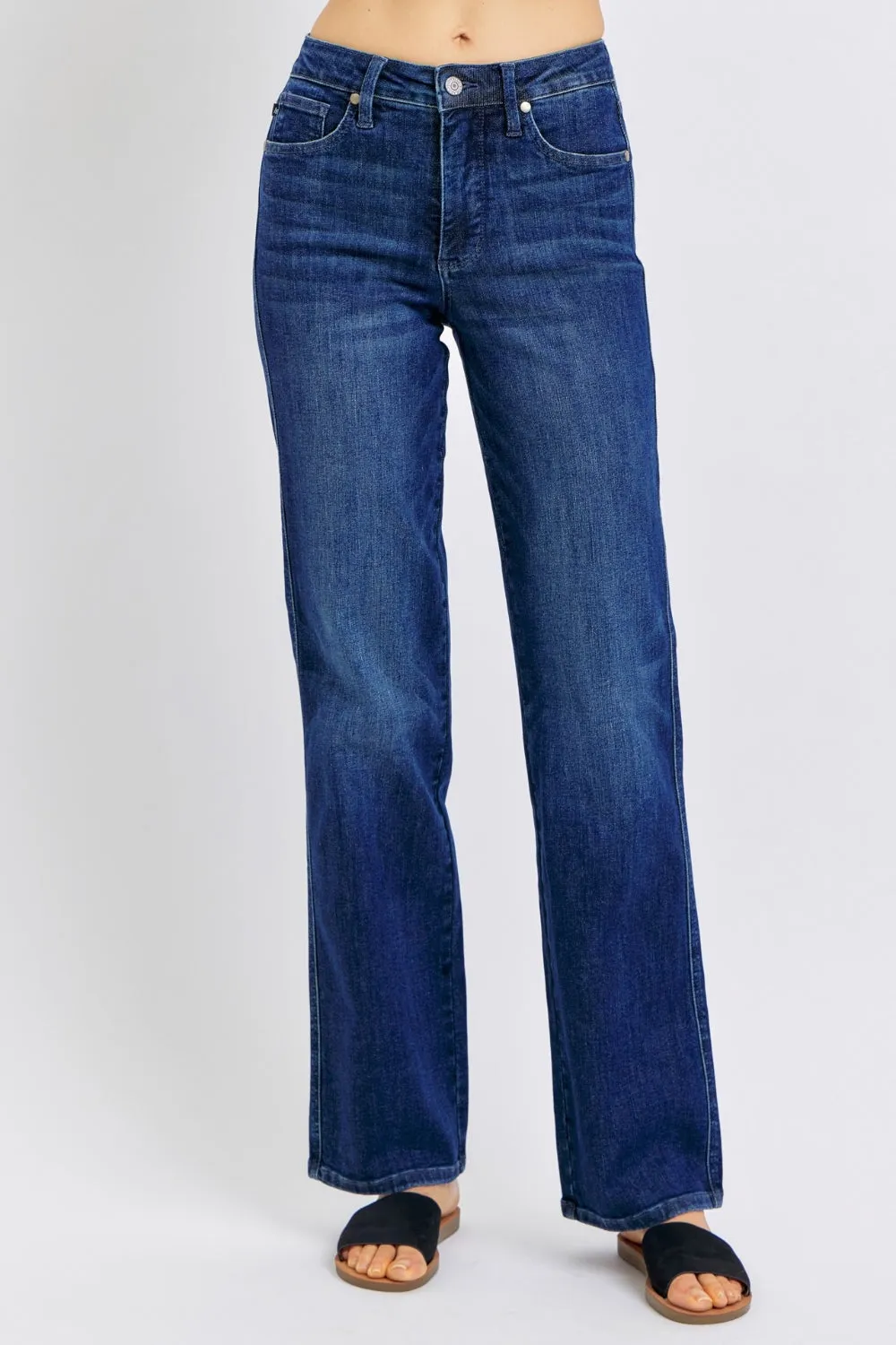 Judy Blue High Waist Tummy Control Straight Jeans [Online Exclusive]