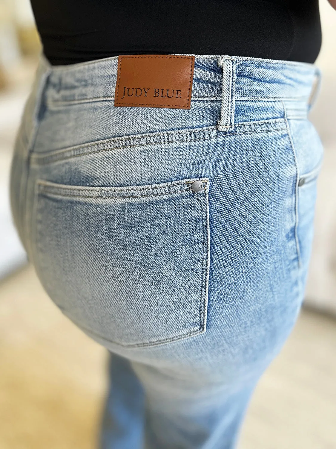 Judy Blue High Waist Wide Leg Jeans [Online Exclusive]