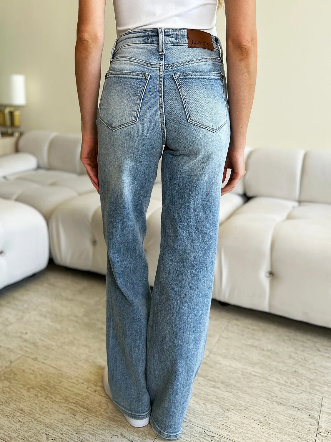 Judy Blue High Waist Wide Leg Jeans [Online Exclusive]