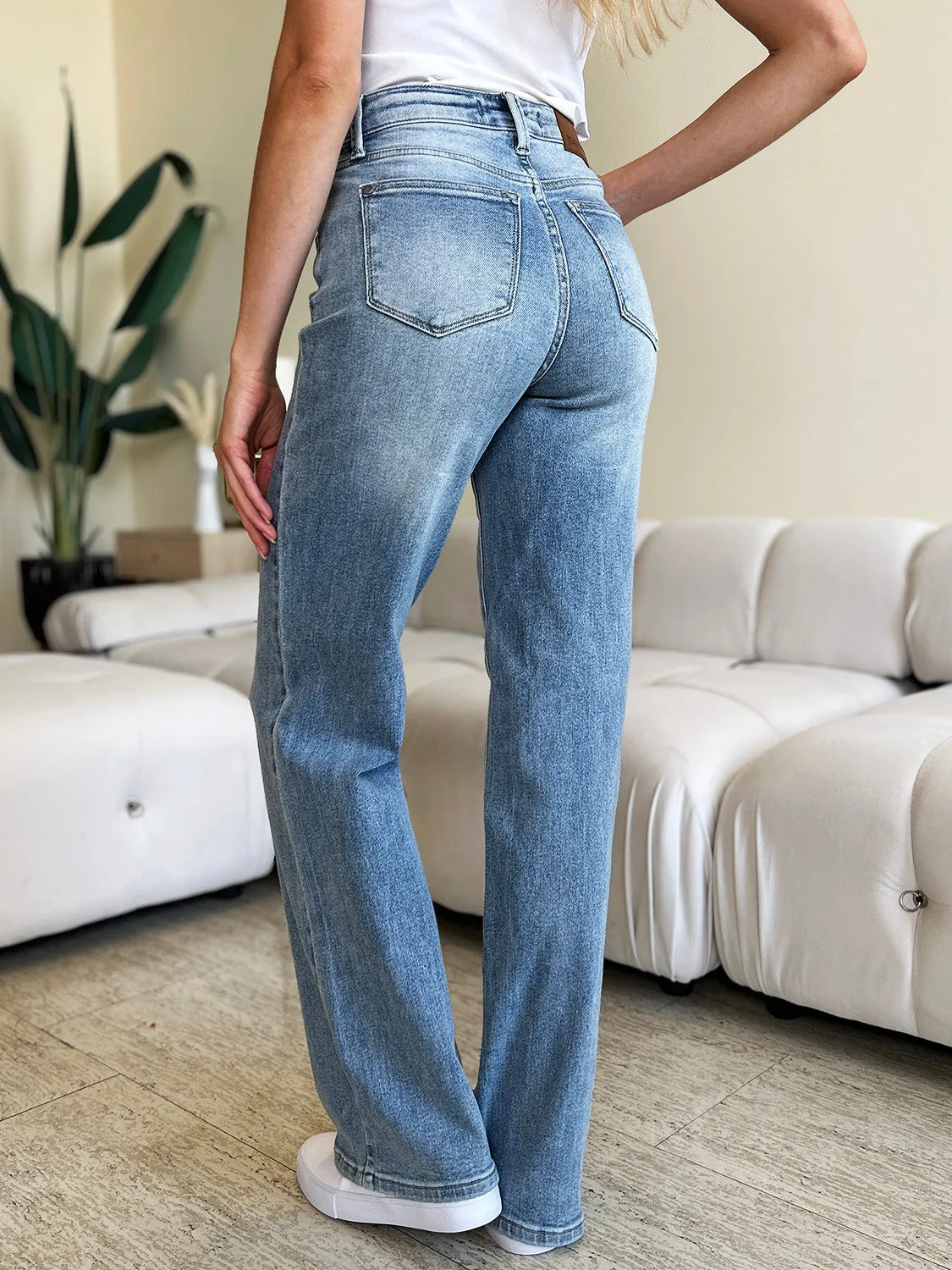 Judy Blue High Waist Wide Leg Jeans [Online Exclusive]