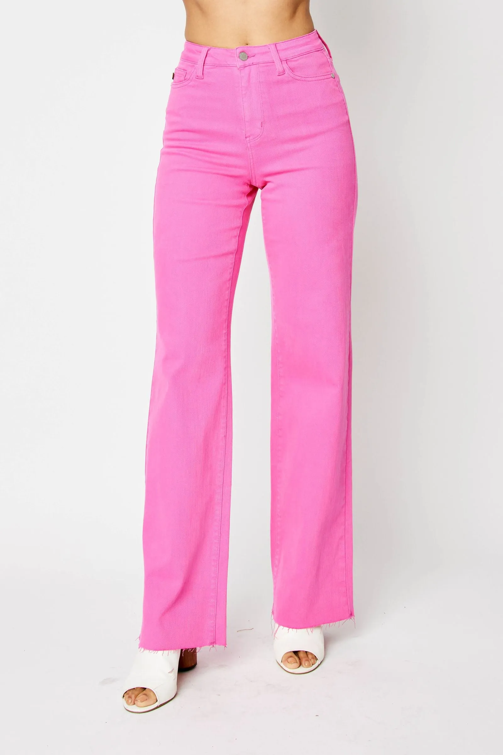 Judy Blue HW 90's Straight Pink - 88816