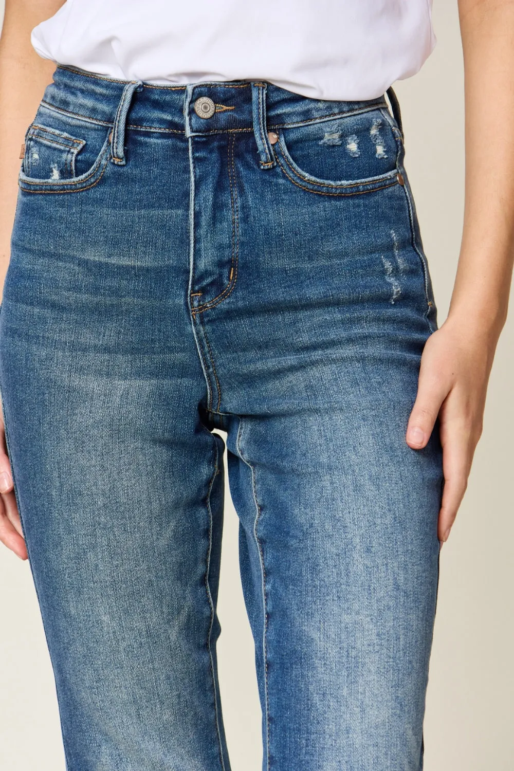 Judy Blue Tummy Control High Waist Slim Jeans [Online Exclusive]