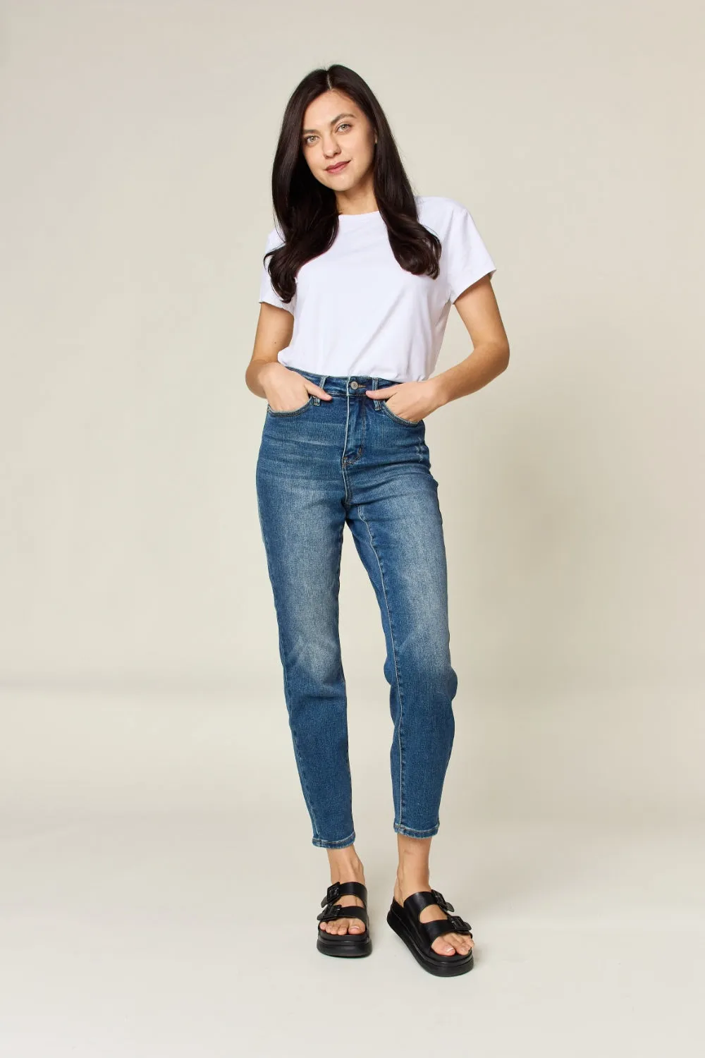 Judy Blue Tummy Control High Waist Slim Jeans [Online Exclusive]