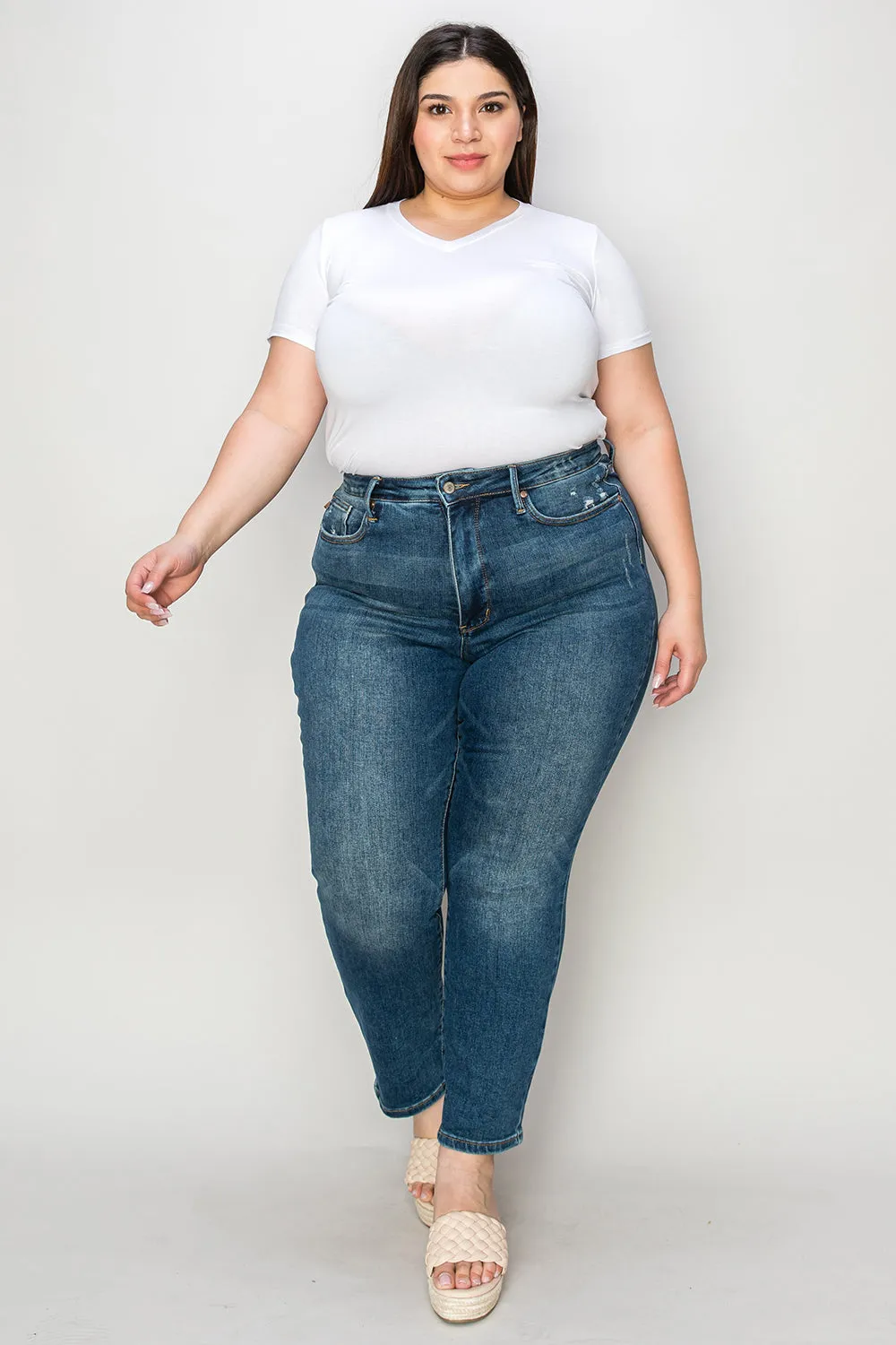 Judy Blue Tummy Control High Waist Slim Jeans [Online Exclusive]