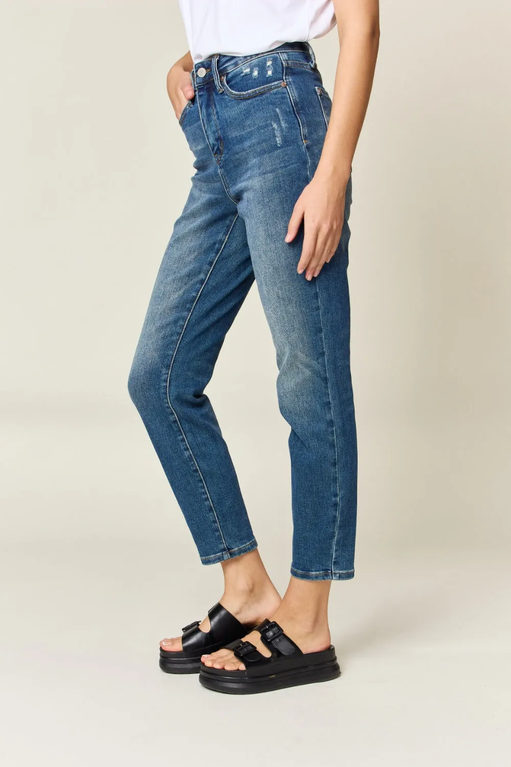 Judy Blue Tummy Control High Waist Slim Jeans [Online Exclusive]