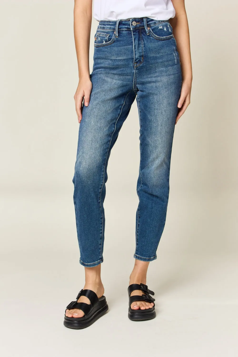 Judy Blue Tummy Control High Waist Slim Jeans [Online Exclusive]