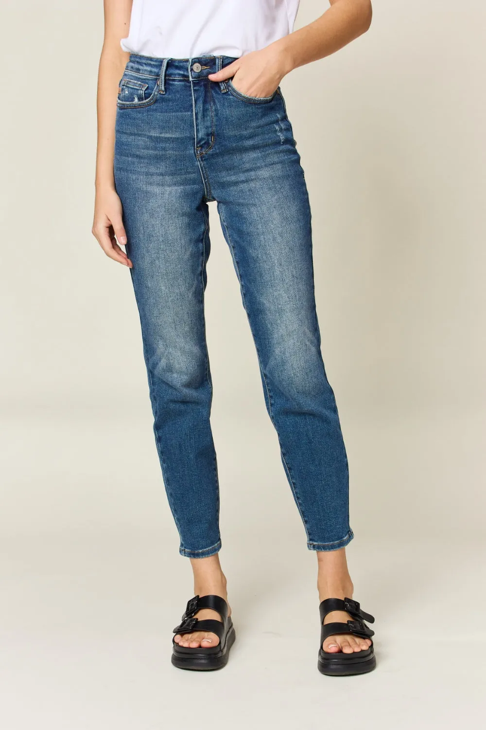 Judy Blue Tummy Control High Waist Slim Jeans [Online Exclusive]