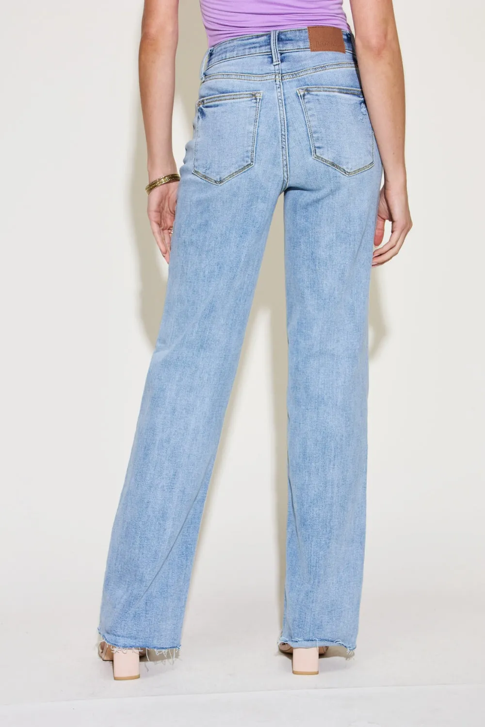 Judy Blue V Front Waistband Straight Jeans [Online Exclusive]