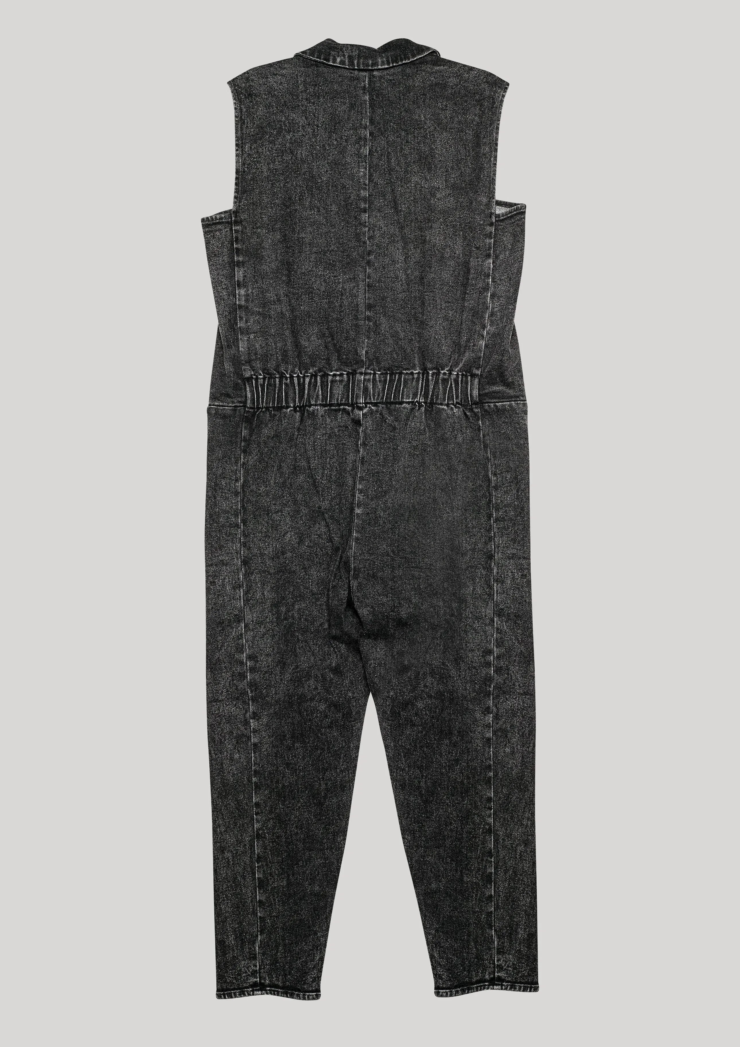 JUMPSUIT REVERS - DENIM washed black