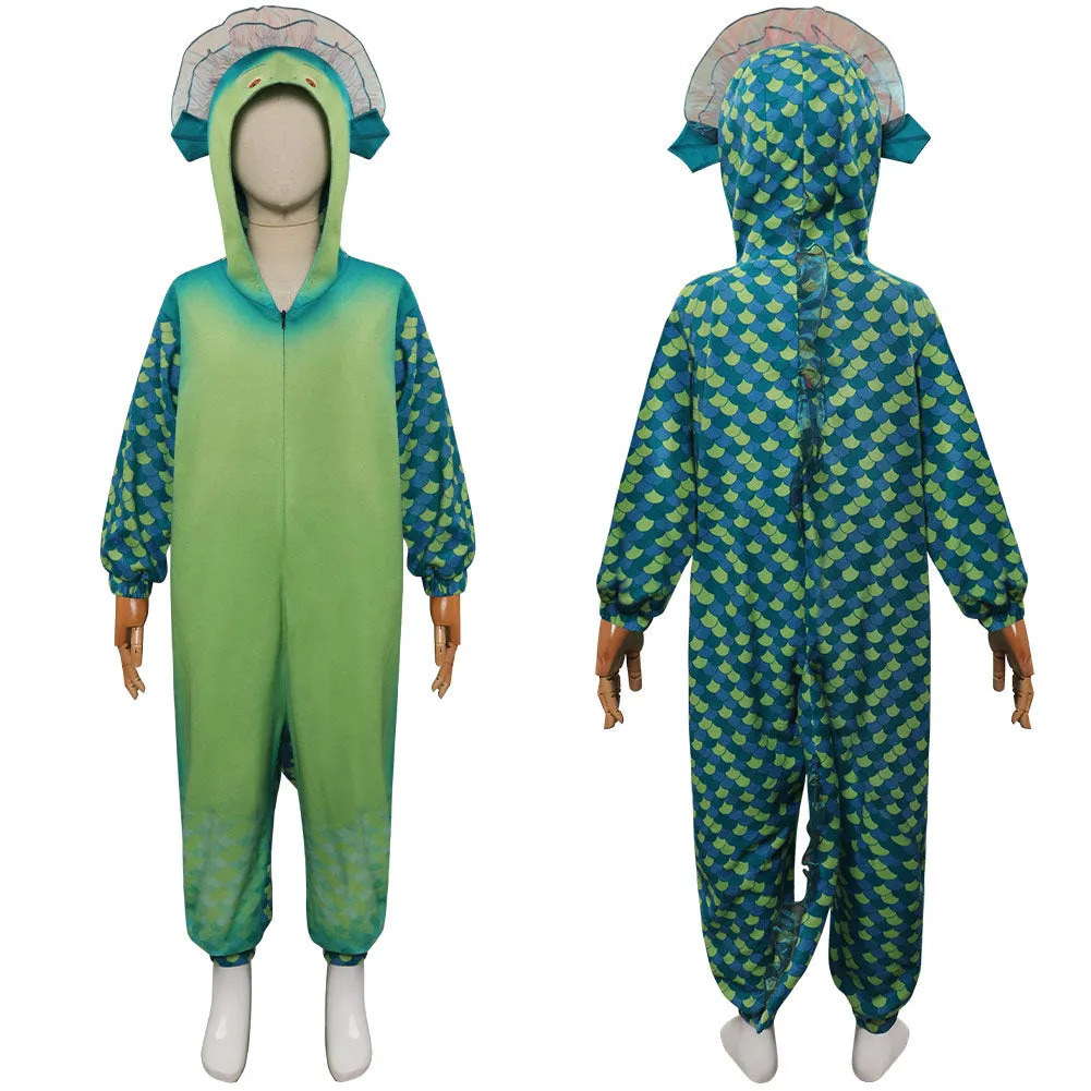 Kids Children Luca-Luca Cosplay Costume Jumpsuit Outfits Halloween Carnival Party Suit