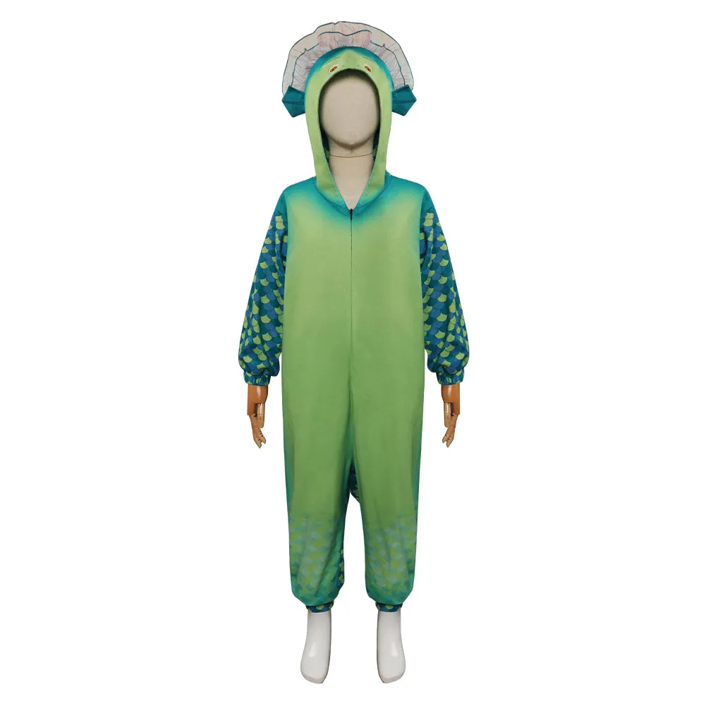 Kids Children Luca-Luca Cosplay Costume Jumpsuit Outfits Halloween Carnival Party Suit