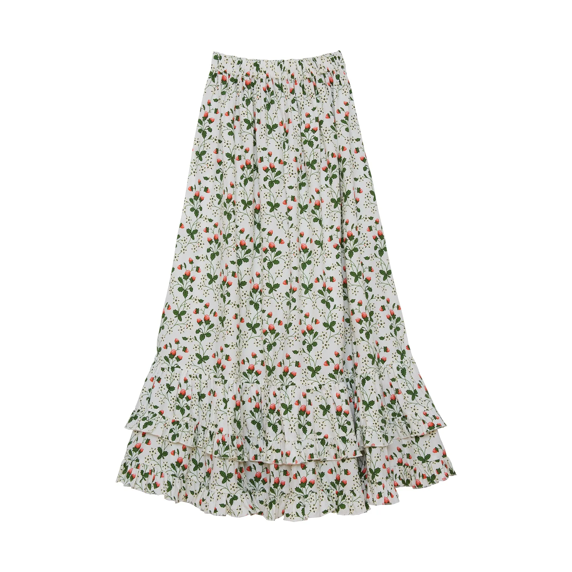 Laura Ashley x Batsheva Pembroke Skirt in Strawberry Field