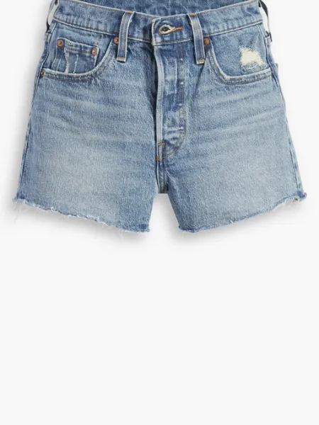 Levi's 501 Mid Thigh Short W/Raw hem