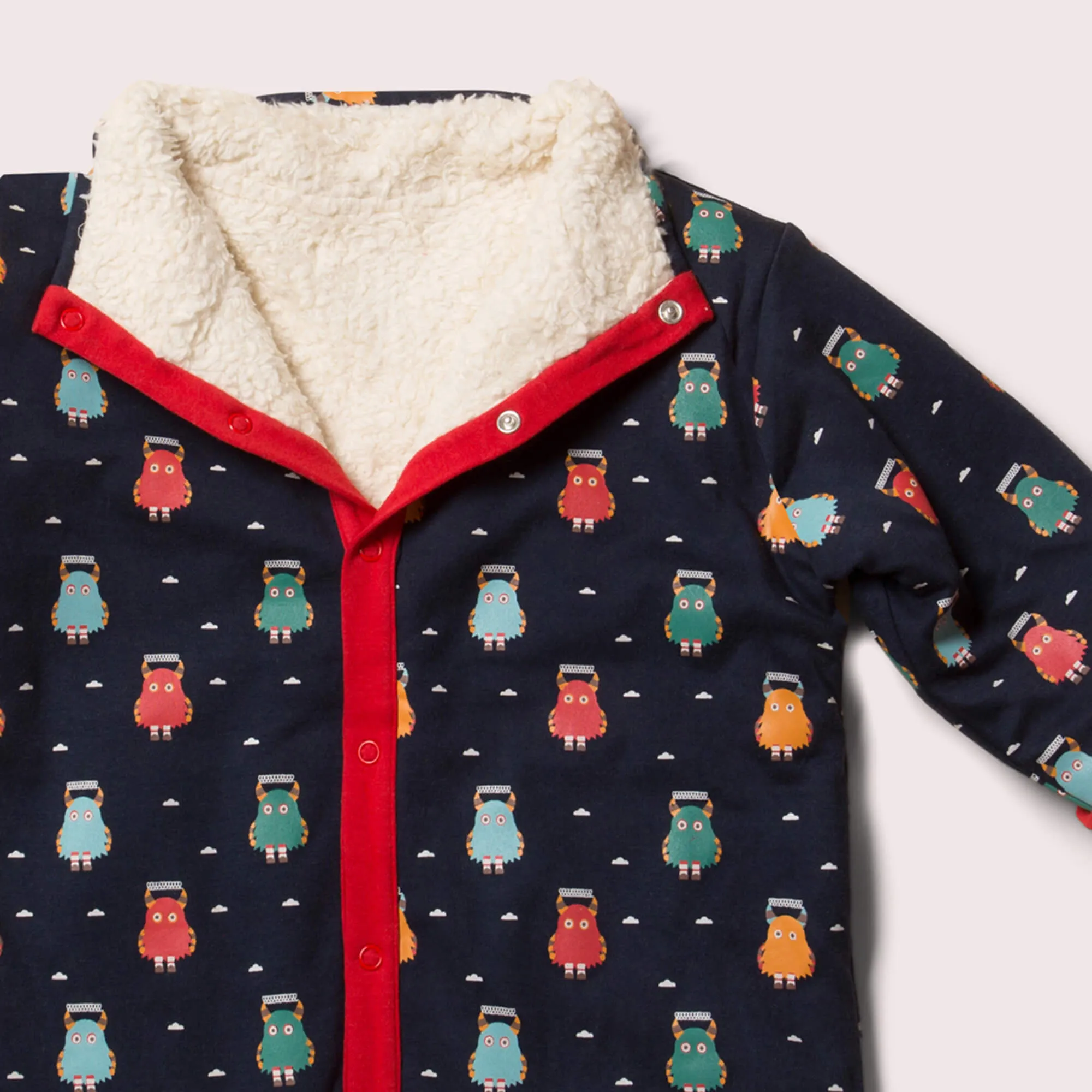 Little Monsters Reversible Sherpa Jacket