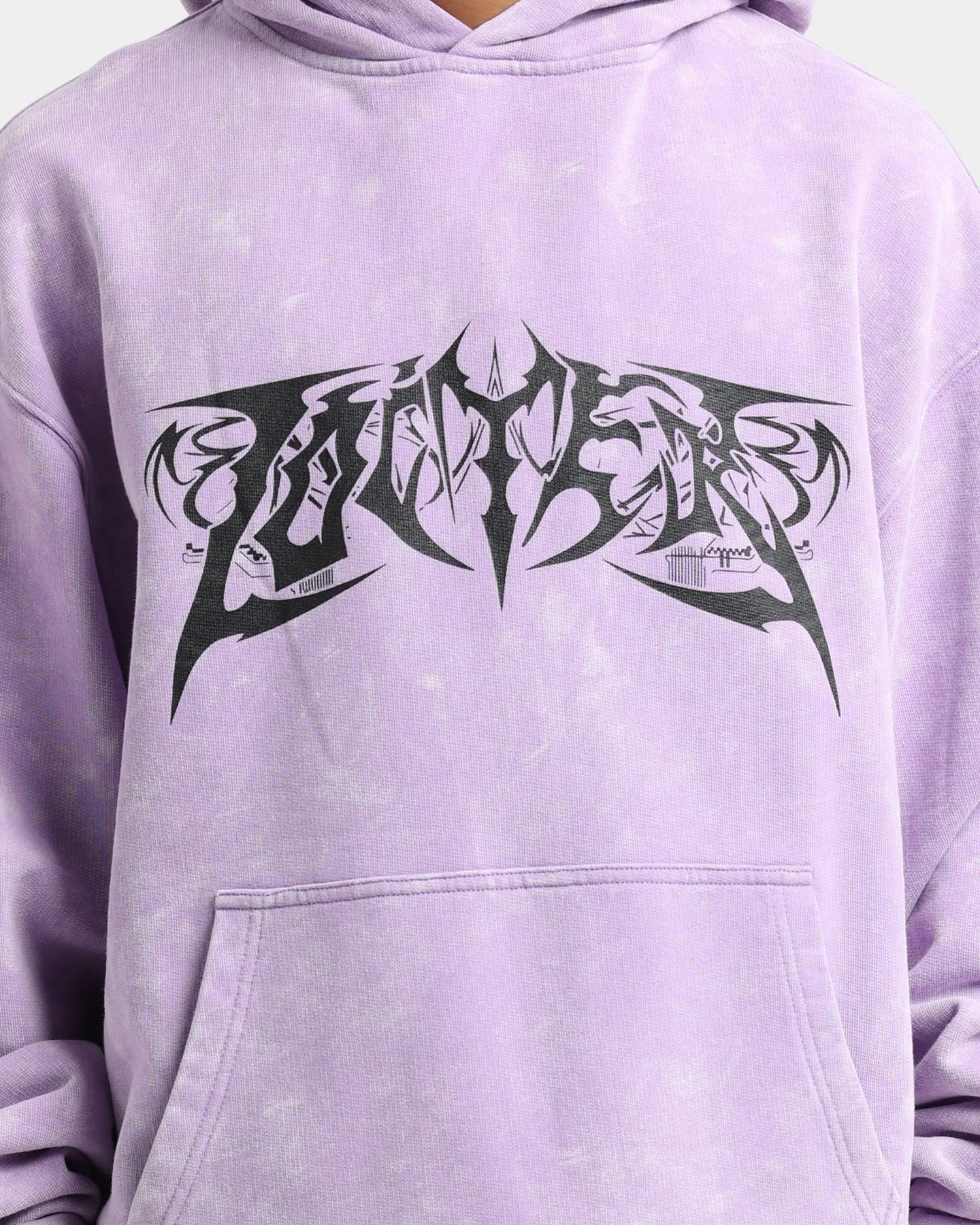 Loiter Anarchy Hoodie Purple Tie Dye