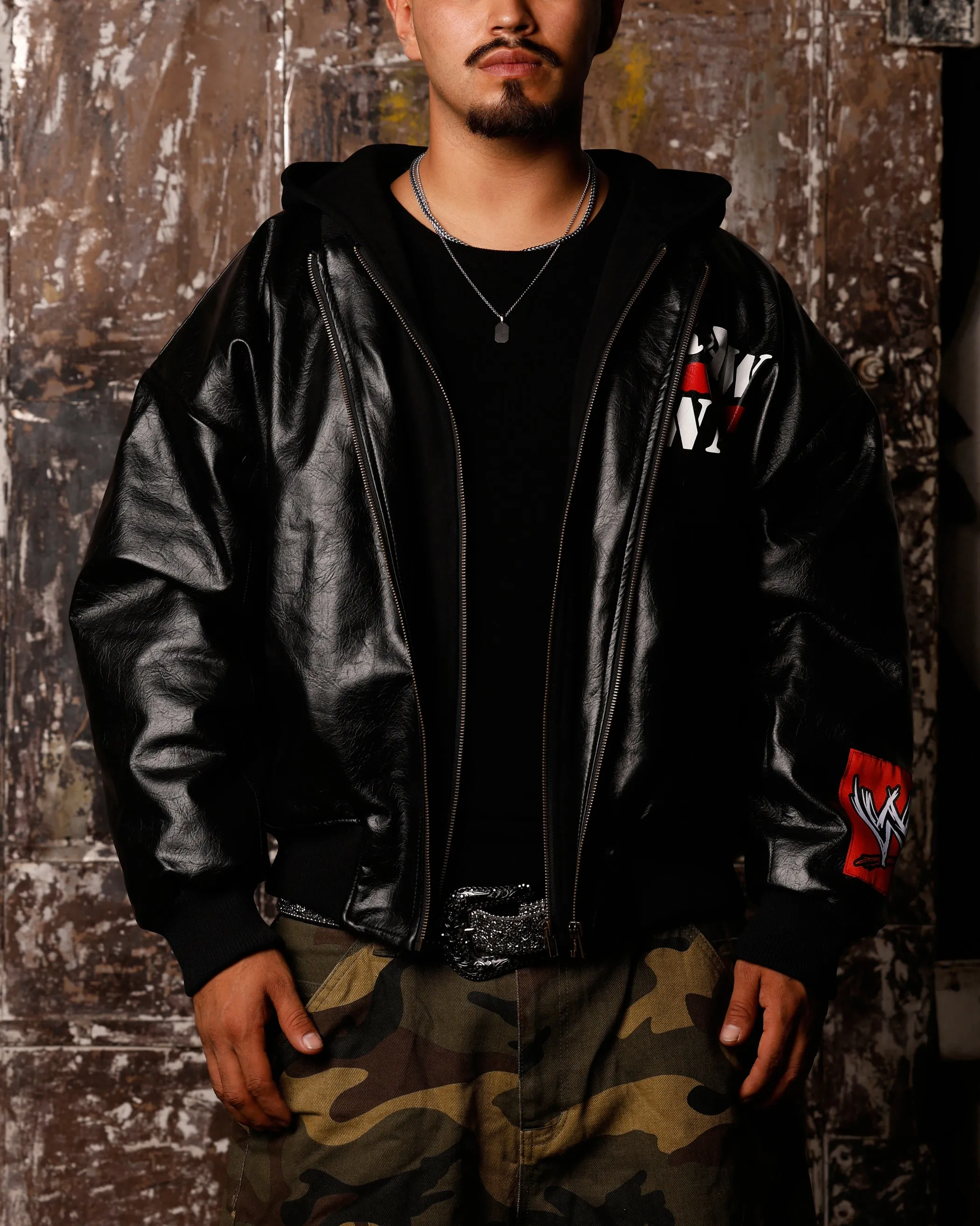 Loiter X WWE Raw Is War Jacket Black