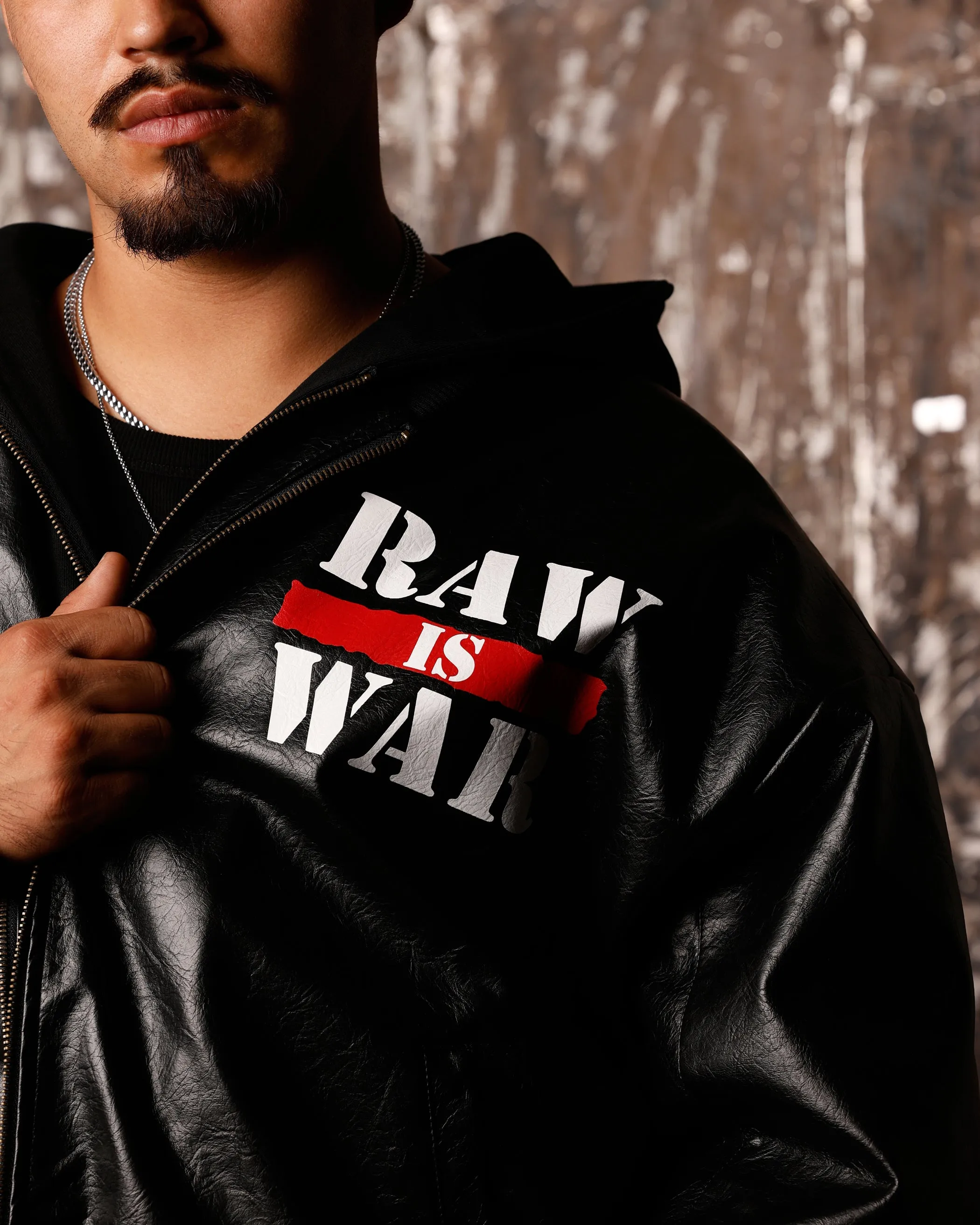 Loiter X WWE Raw Is War Jacket Black