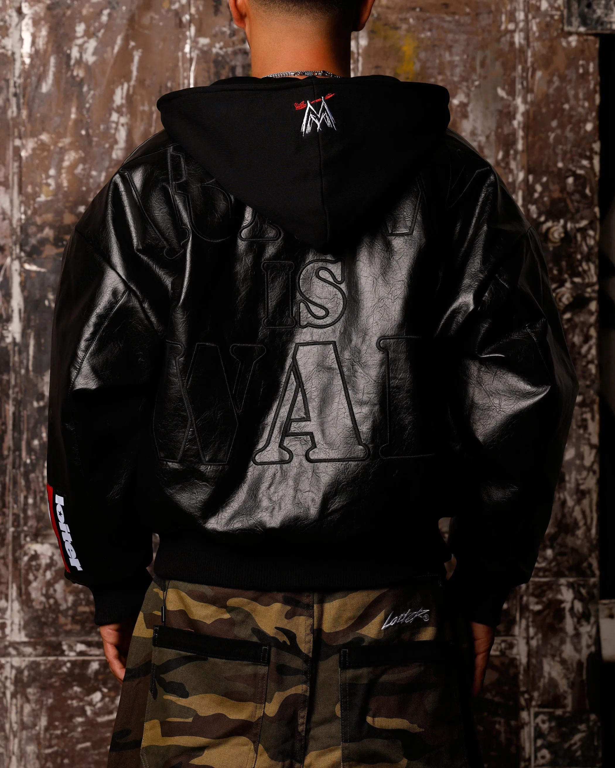 Loiter X WWE Raw Is War Jacket Black