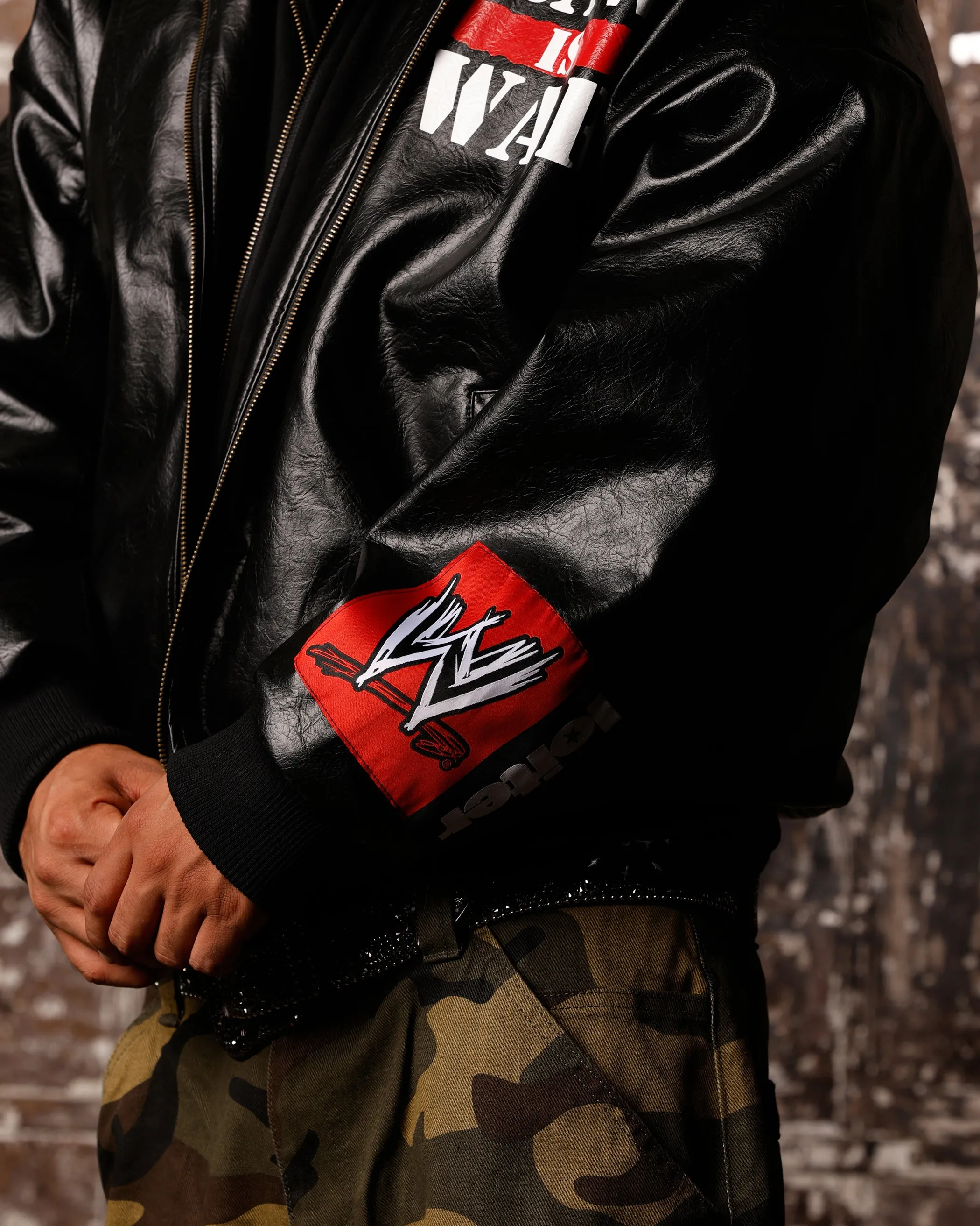 Loiter X WWE Raw Is War Jacket Black