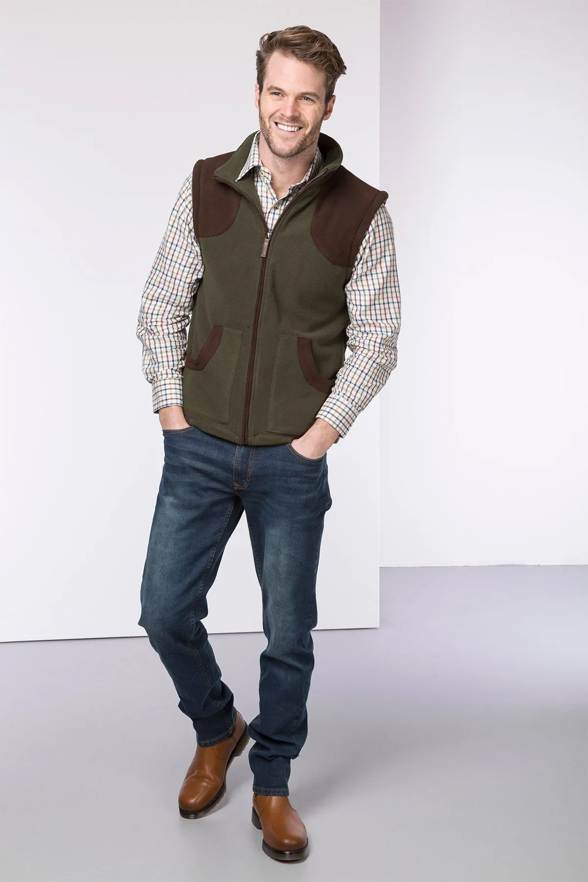 Men's Fleece Lined Gilet - Lisset