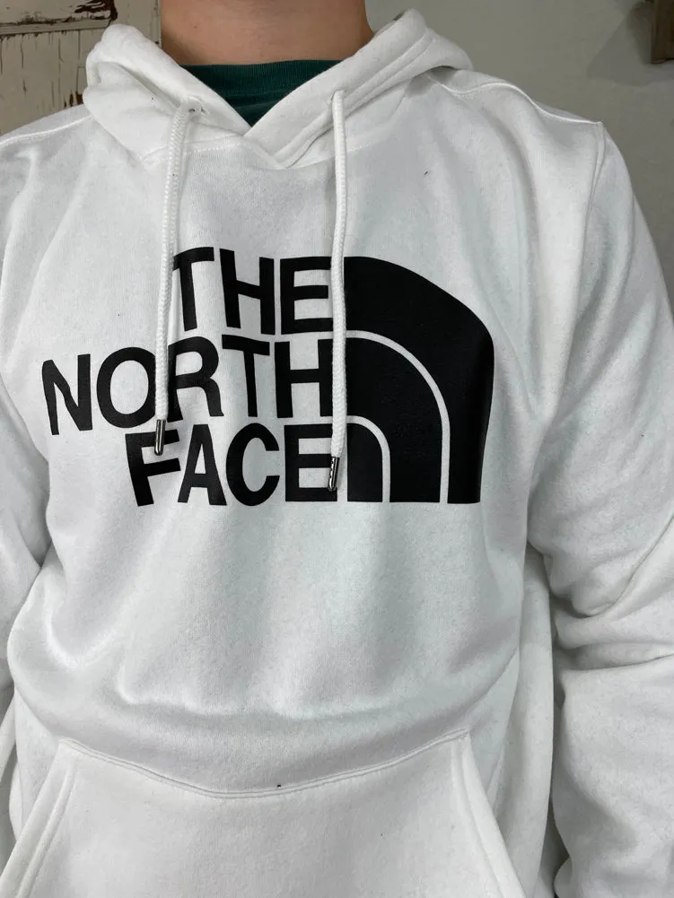 Men's Half Dome Pullover Hoodie in White/Black by The North Face