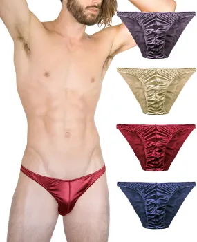 Men's Satin Bikini Panties