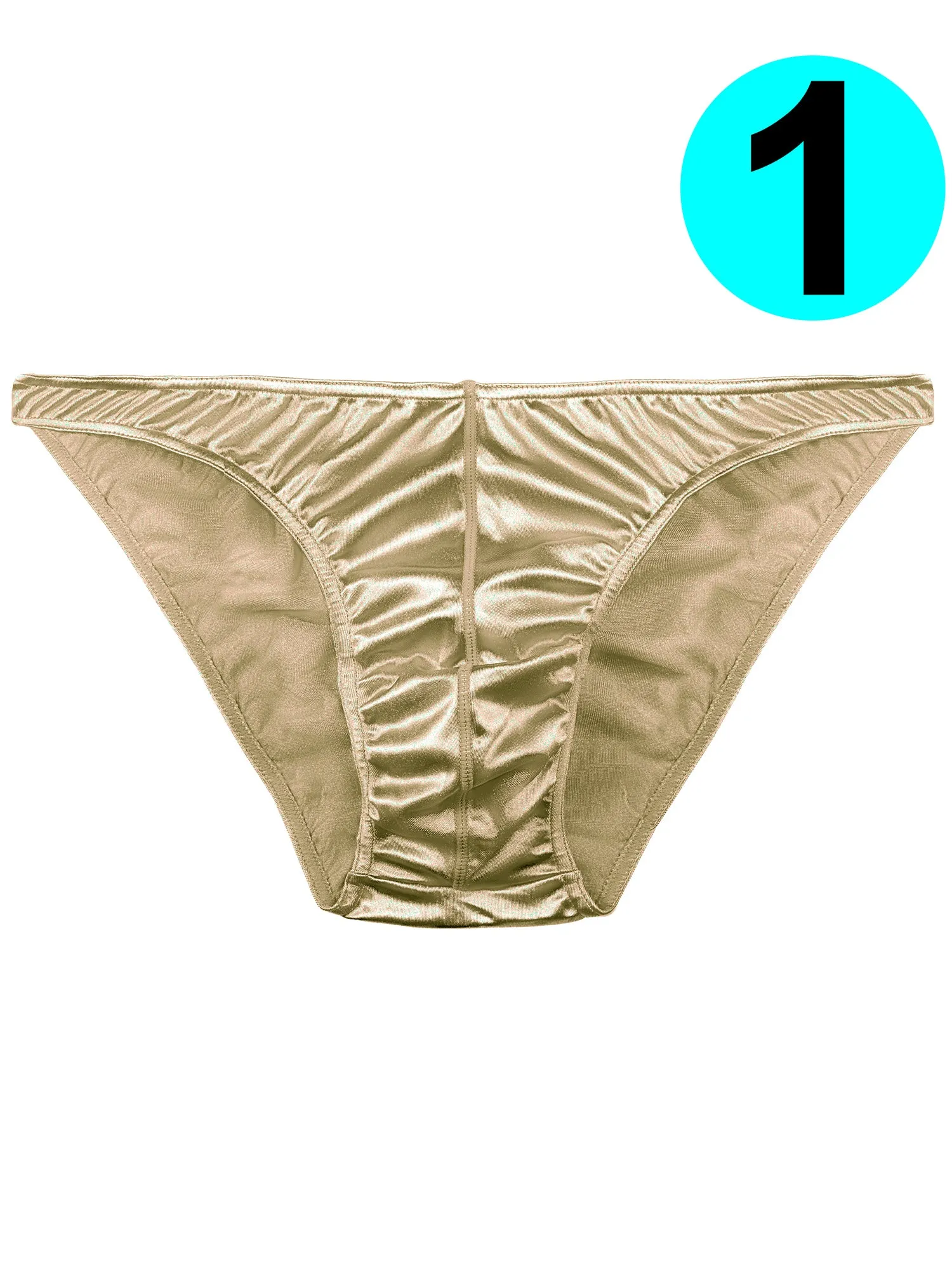 Men's Satin Bikini Panties