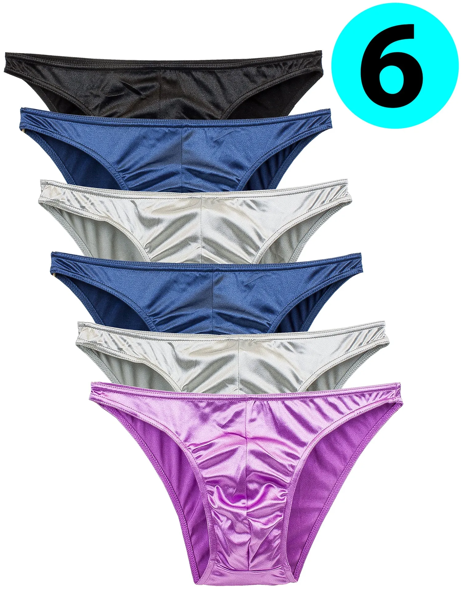 Men's Satin Bikini Panties