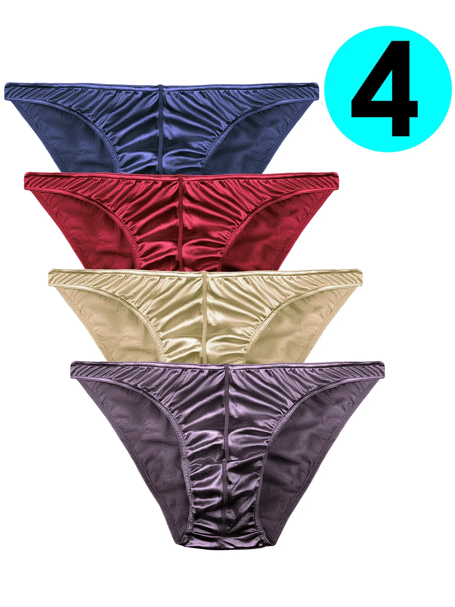 Men's Satin Bikini Panties