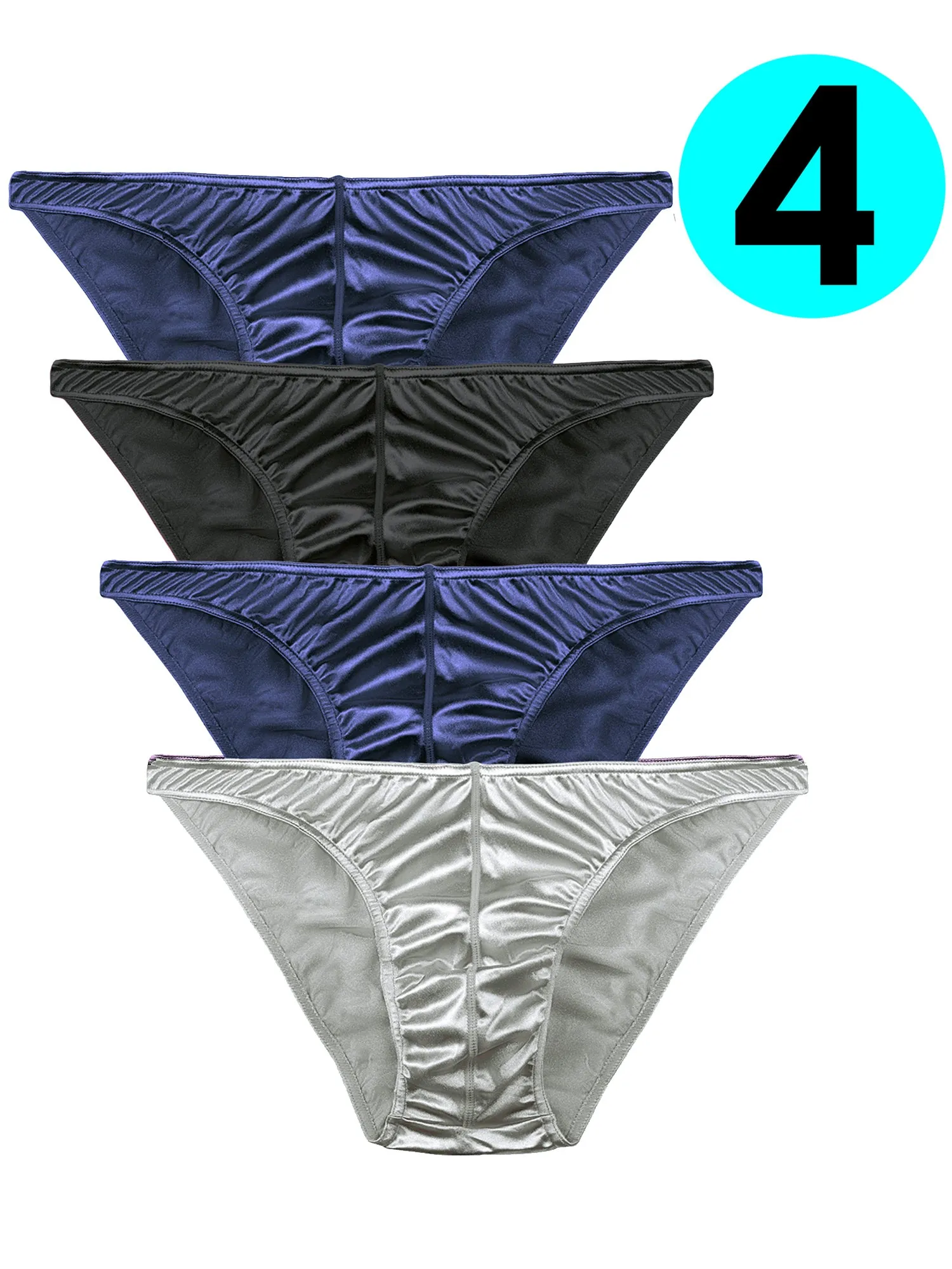 Men's Satin Bikini Panties