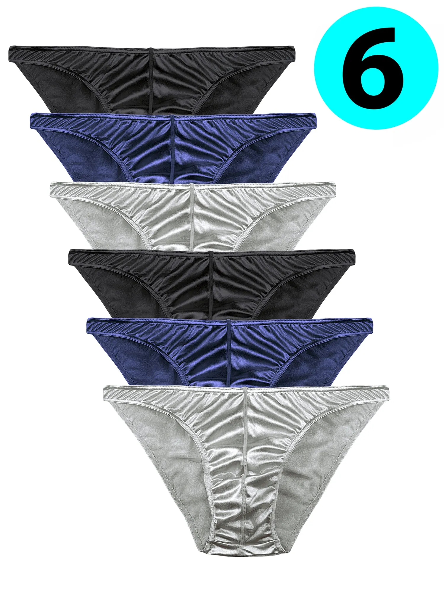 Men's Satin Bikini Panties