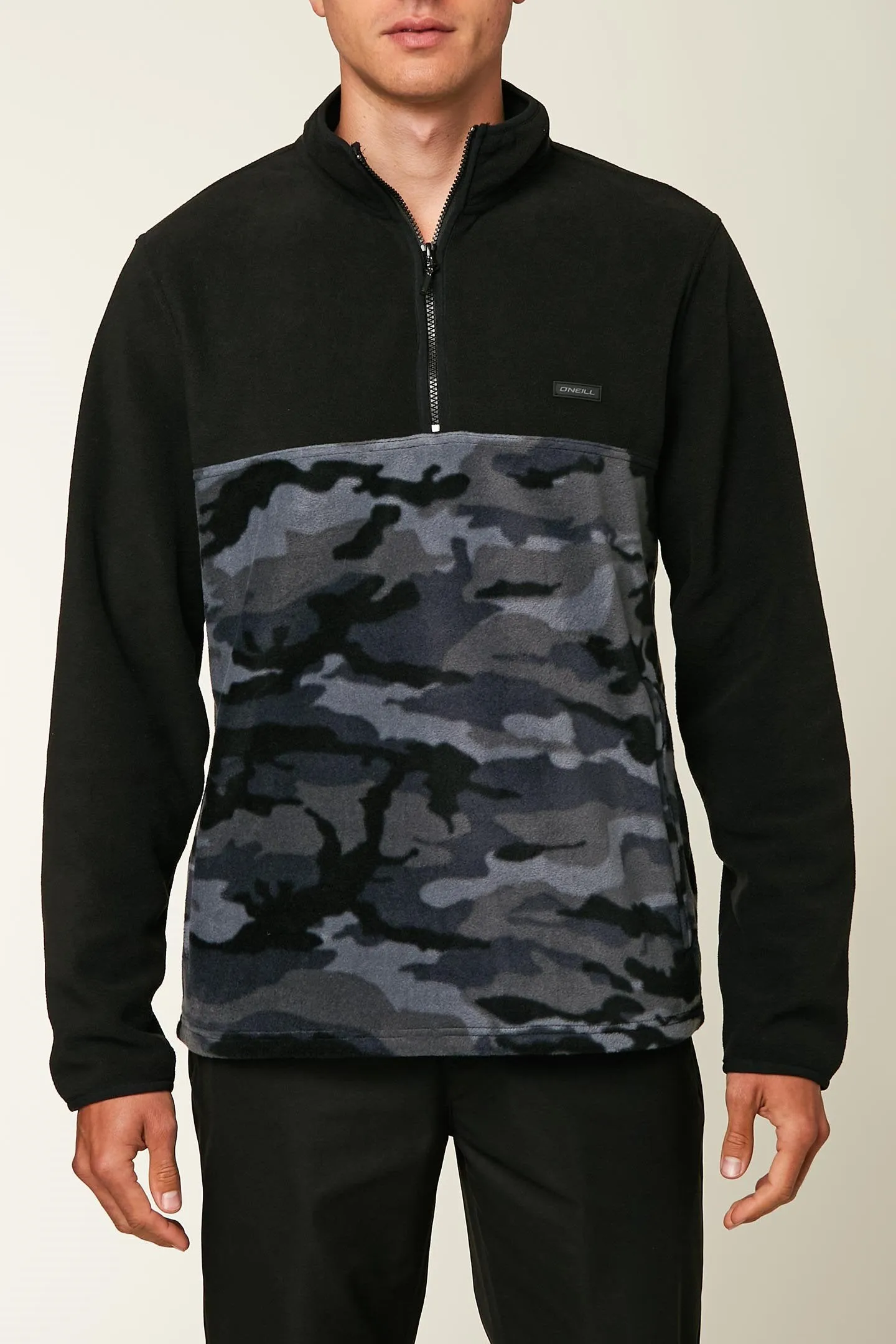 MENS TRVLR CONWAY SUPERFLEECE PULLOVER