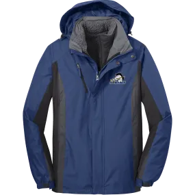 Mid-State Mustangs Colorblock 3-in-1 Jacket