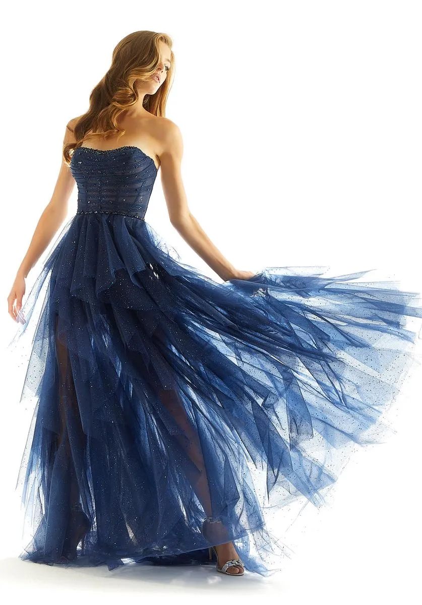 Morilee Romantic Ruffle Ball Gown Prom Dress 49015