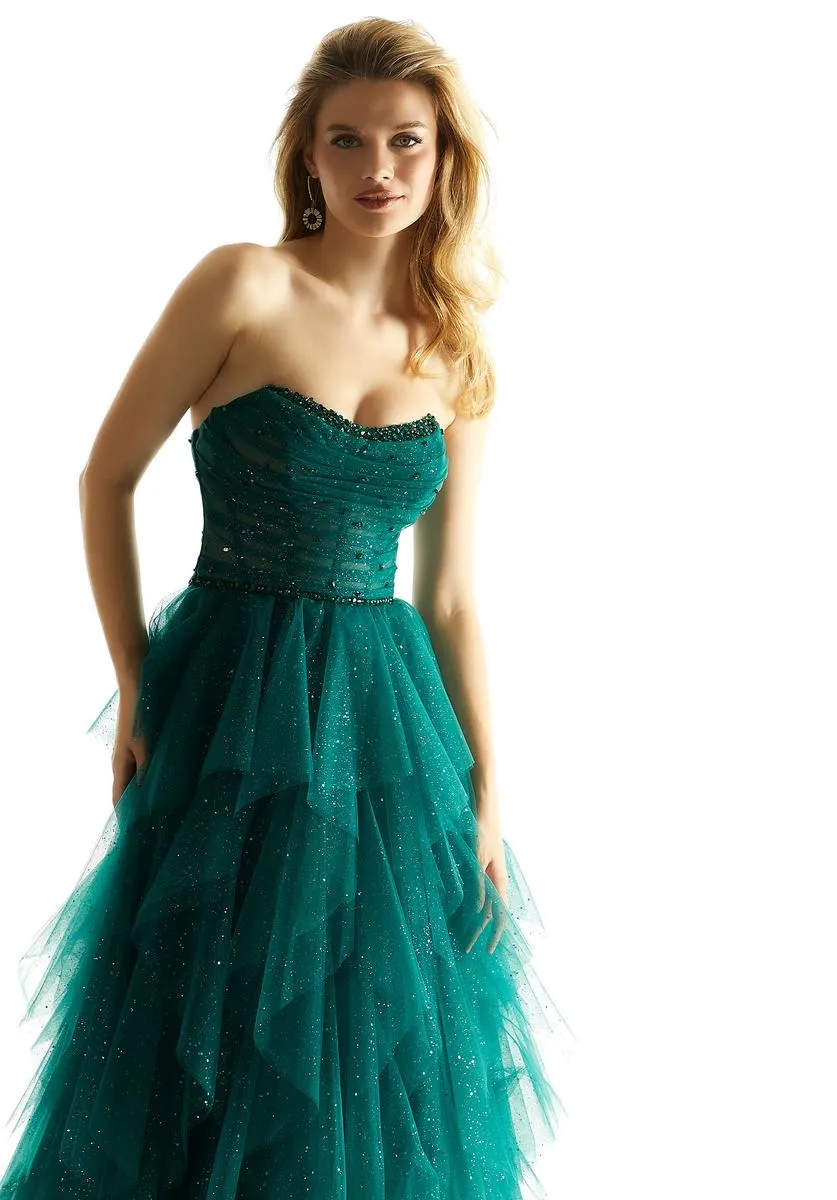 Morilee Romantic Ruffle Ball Gown Prom Dress 49015