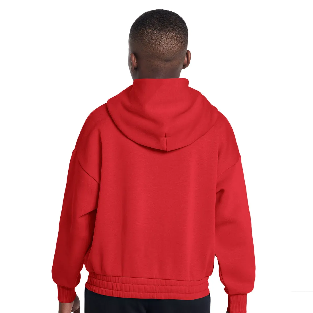 Nike Culture Of Basketball Big Kids' Pullover Fleece Hoodie Red