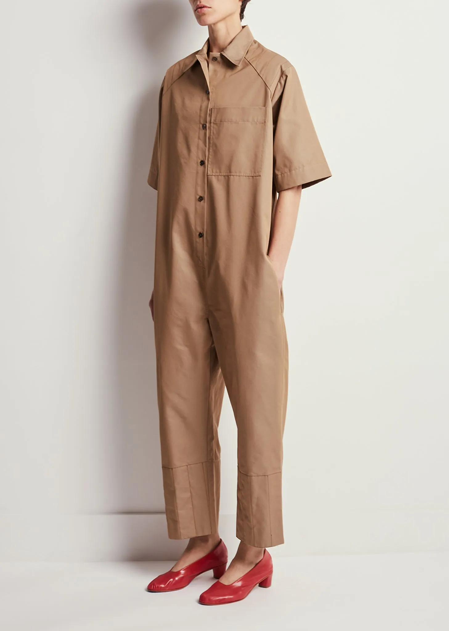 Odete Summer Trench Cotton Jumpsuit