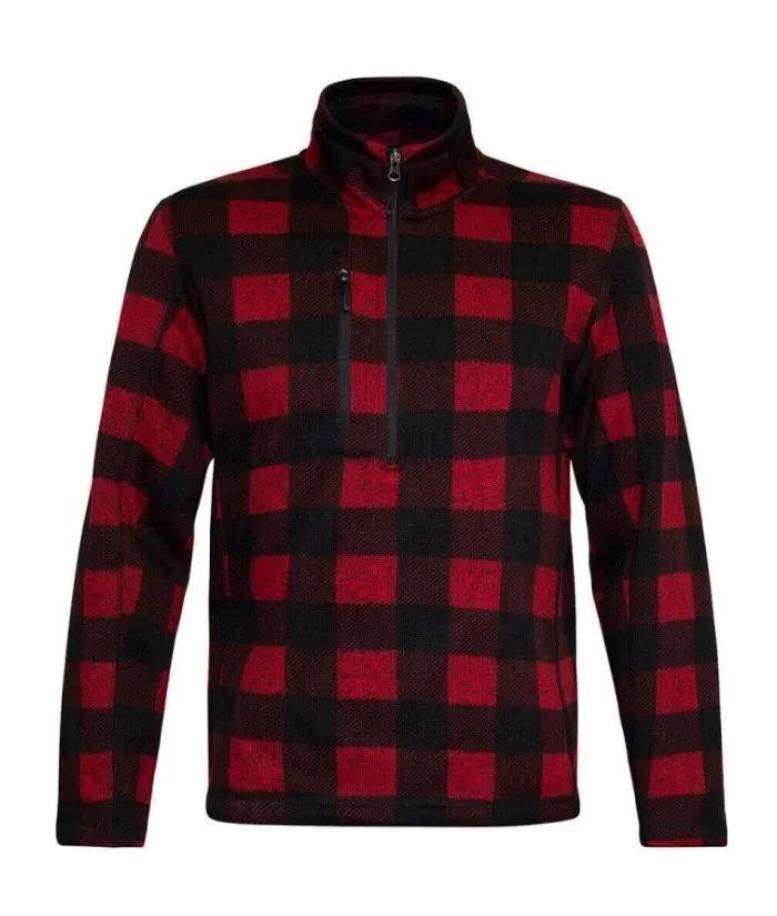 Okarito Half Zip Check Fleece