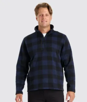 Okarito Half Zip Check Fleece