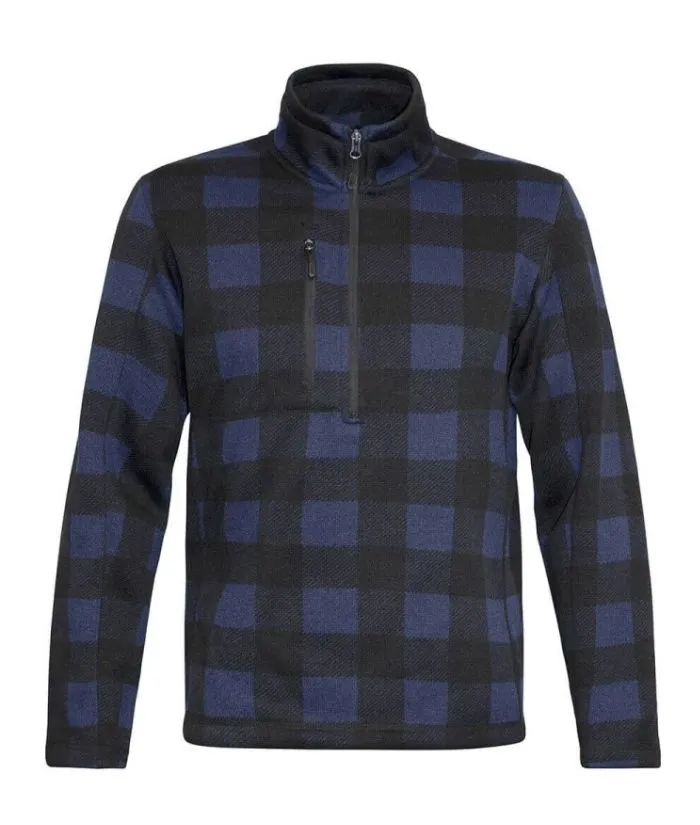 Okarito Half Zip Check Fleece