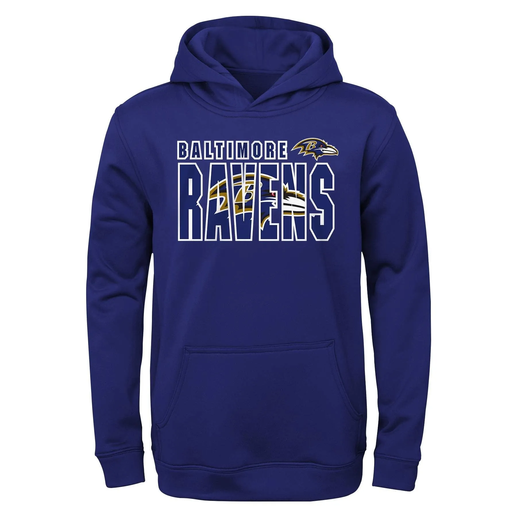 Outerstuff NFL Toddler Baltimore Ravens Team Color Pullover Hoodie