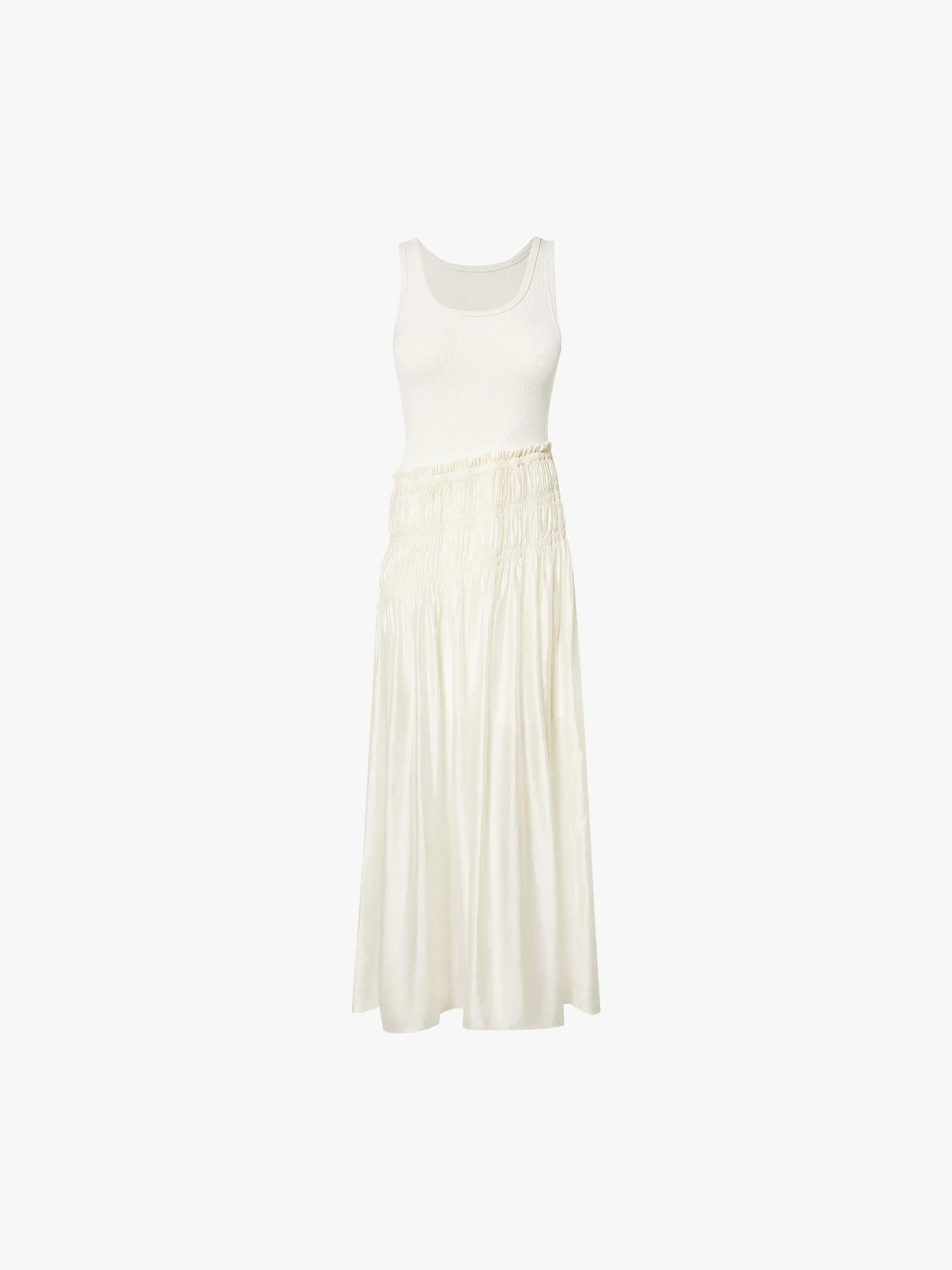 Paneled Detail Sleeveless Dress