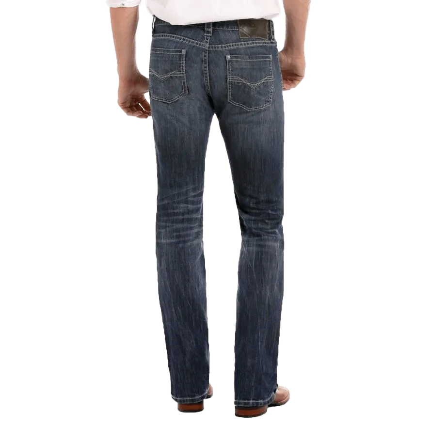 Panhandle Men's Rock & Roll Revolver ReFlex Fit Straight Leg Jeans