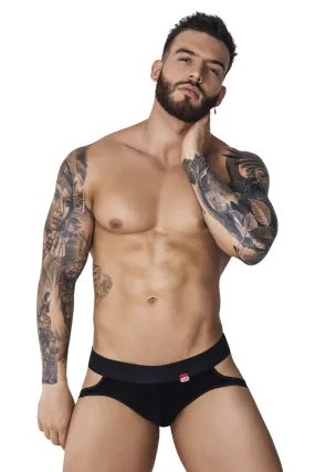 Pikante PIK 1100 Clandestine Velvet Jockstrap Color Black