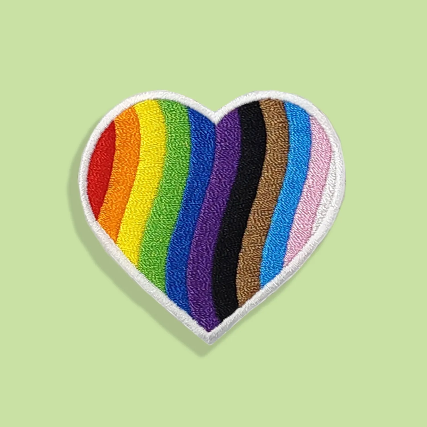 Pride Wavy Heart Make Original Patch