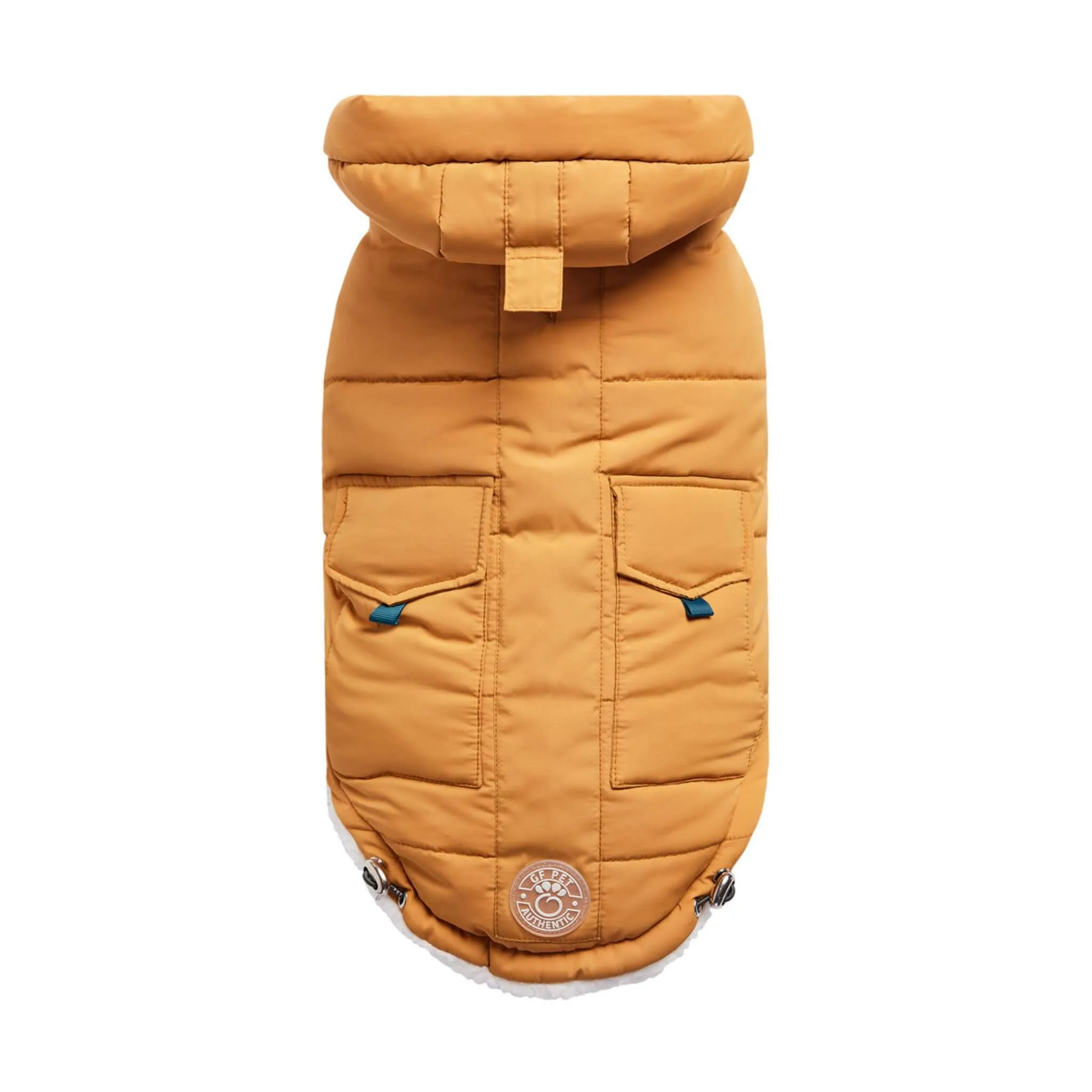 Puff Dog Parka - Yellow