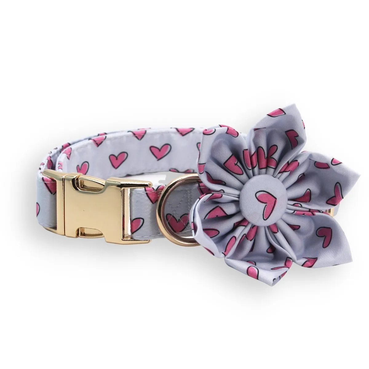 Puppy Love Flower Unbreakable Collar™ & Leash Set